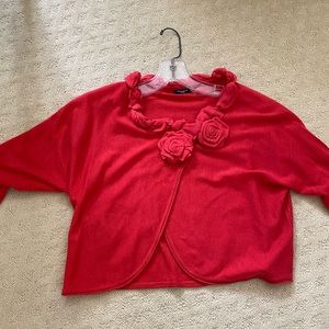 Magaschoni raspberry cashmere cardigan